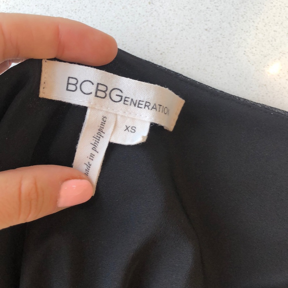 Black BCBG Generation Mini Dress - Picture 3 of 8